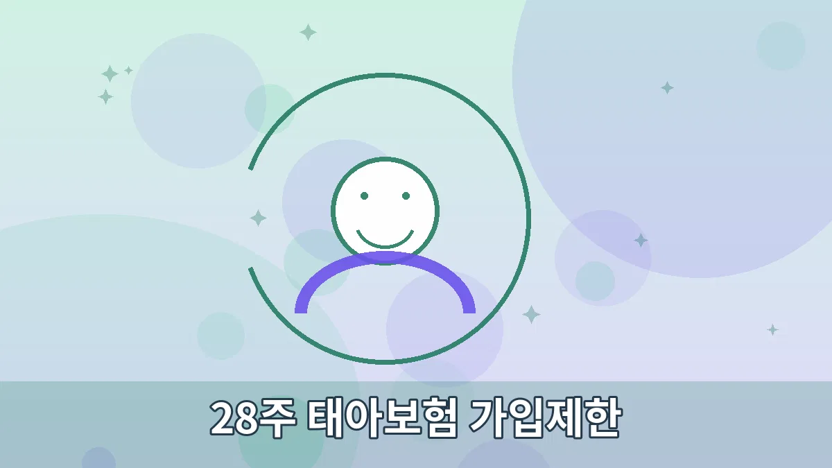 28주 태아보험 가입제한 안내 이미지 3