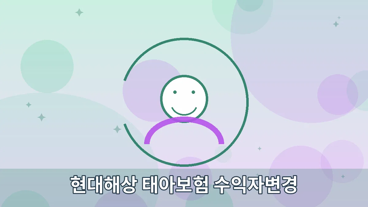 현대해상 태아보험 수익자변경 안내 이미지 4